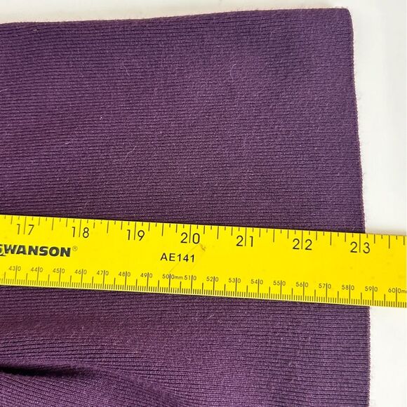 Calvin Klein Purple Long Sleeve Front Twist Sweater L - Picture 6 of 8